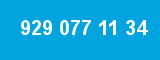 929 077 11 34 929 077 11 34
